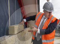 Boris Johnson visits Housing project in Warrington