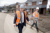 Boris Johnson visits Housing project in Warrington