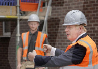 Boris Johnson visits Housing project in Warrington