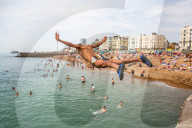 Brighton weather afternoon, 08/08/2020, Brighton, East Sussex, United Kingdom - 08 Aug 2020