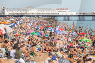 Brighton weather afternoon, 08/08/2020, Brighton, East Sussex, United Kingdom - 08 Aug 2020