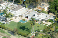 File aerial photos show Simon Cowellâ€™s lavish home in Malibu, where the British music mogul fell off his electric bike this weekend and was rushed to hospital with a broken back.