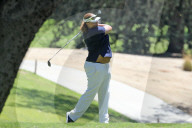 Queen Latifah, 50, enjoys a healthy round of golf with a friend in Beverly Hills. 