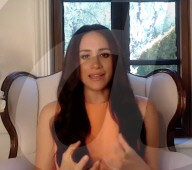Meghan and Harry in video conference calls from new mansion