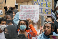 A Level Students Protest Downgrading of Results