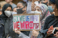 A Level Students Protest Downgrading of Results