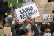 A Level Students Protest Downgrading of Results