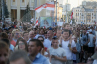 NEWS - Belarus:  Kundgebung der Opposition in Minsk

