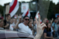 NEWS - Belarus:  Kundgebung der Opposition in Minsk
