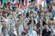 NEWS - Belarus:  Kundgebung der Opposition in Minsk
