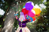 Peter Duncan as Dame Trott in Panto Online's 'Jack and the Beanstalk'