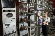 The Manchester Baby, also called the Small-Scale Experimental Machine, was the first electronic stored-program computer, was built at the University of Manchester, UK, by Frederic C. Williams, Tom Kilburn, and Geoff Tootill, and ran its first program on 2