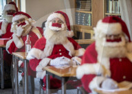 The Ministry of Fun hosts the annual Santa school at Southwark Cathedral, making sure performers are the perfect Father Christmas.