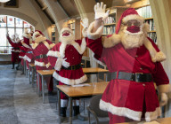 The Ministry of Fun hosts the annual Santa school at Southwark Cathedral, making sure performers are the perfect Father Christmas.