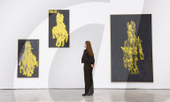 Georg Baselitz Darkness Goldness