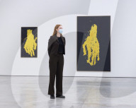 Georg Baselitz Darkness Goldness