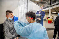 NEWS - Coronavirus: Testzentrum im niederländischen Schiedam