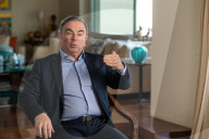 PORTRAIT - Carlos Ghosn im TV-Interview anfangs März in Beirut
