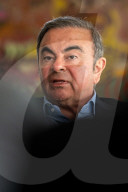 PORTRAIT - Carlos Ghosn im TV-Interview anfangs März in Beirut
