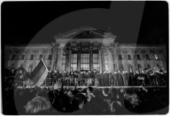 Berlin Germany. Reunification day and night 3 October 1990.