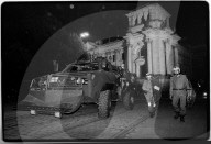 Berlin Germany. Reunification day and night 3 October 1990.
