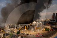 NEWS -  Beirut: Grossbrand im Hafen Wochen nach der Explosion