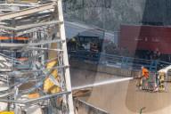 NEWS -  Beirut: Grossbrand im Hafen Wochen nach der Explosion