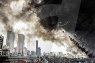 NEWS - Grossbrand im Hafen von Beirut