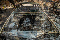 NEWS - ZerstÃ¶rung nach den WaldbrÃ¤nden im Santa Cruz County, Kalifornien
