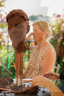 Sophie, Countess of Wessex, sculpture sitting, London, UK - 16 Sep 2020