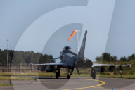 SECURING THE SKIES: ROYAL AIR FORCE TYPHOONS SCRAMBLED TO INTERCEPT RUSSIAN AIRCRAFT
