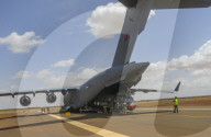 ROYAL AIR FORCE CHINOOKS CONDUCT SUPPORT OPERATIONS IN WEST AFRICA