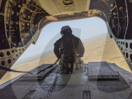 ROYAL AIR FORCE CHINOOKS CONDUCT SUPPORT OPERATIONS IN WEST AFRICA