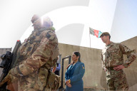 Home Secretary and The Defence Secretary visit Wretham Camp