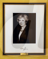 Theresa May Portrait added to the Staircase of No10