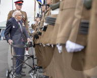 NATIONAL HERO PRAISES JUNIOR SOLDIERS ON FIRST INSPECTION