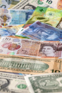 NEWS - Britisches Pfund, US-Dollar, Euro, Schweizer Franken (Symbolbilder)
