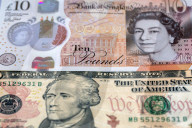 NEWS - Britisches Pfund, US-Dollar, Euro, Schweizer Franken (Symbolbilder)