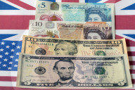 NEWS - Britisches Pfund, US-Dollar, Euro, Schweizer Franken (Symbolbilder)