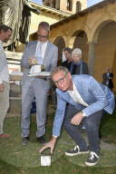 PEOPLE - Günther Jauch sammelt Spenden für Sanierung der Campanile der Friedenskirche in Sanssouci, Potsdam