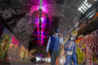 Covid Graffiti Tunnel
