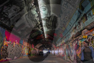 Covid Graffiti Tunnel