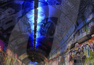 Covid Graffiti Tunnel