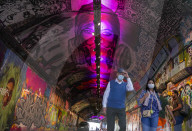 Covid Graffiti Tunnel