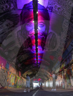 Covid Graffiti Tunnel