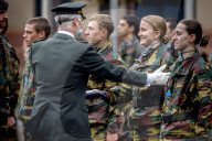 ROYALS - König Philippe von Belgien an der Militärparade seiner Tochter Prinzessin Elisabeth