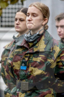 ROYALS - König Philippe von Belgien an der Militärparade seiner Tochter Prinzessin Elisabeth