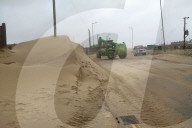 Gale-force winds blow away £20m sandscaping project in North Norfolk.