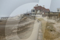 Gale-force winds blow away £20m sandscaping project in North Norfolk.