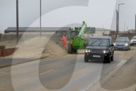 Gale-force winds blow away £20m sandscaping project in North Norfolk.